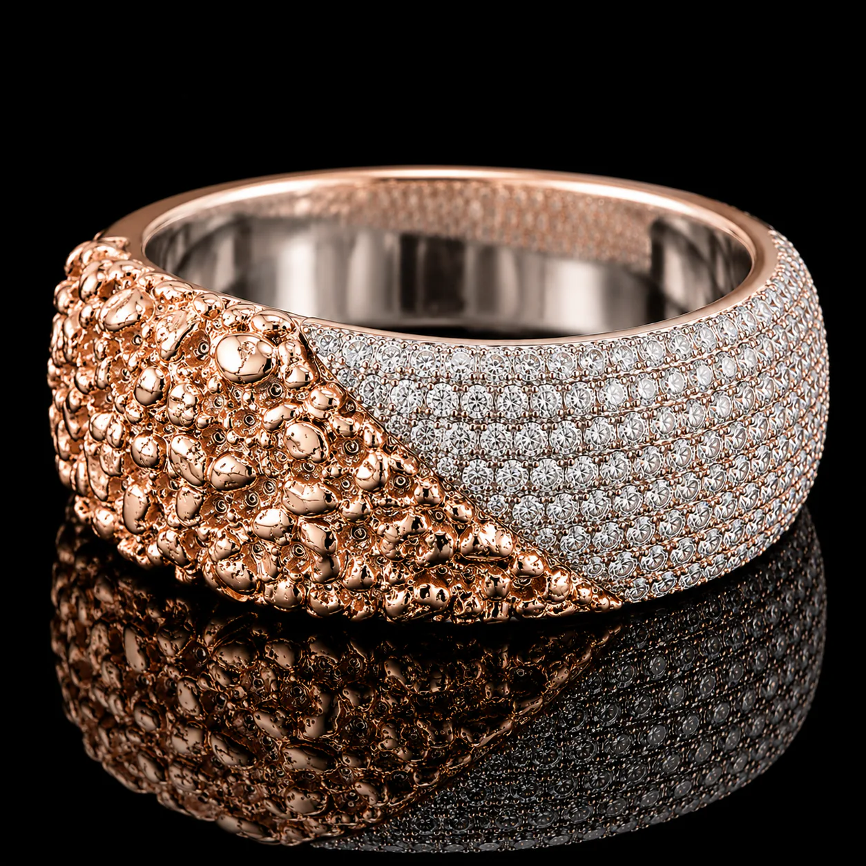 Split Personality Ring - Rose Gold