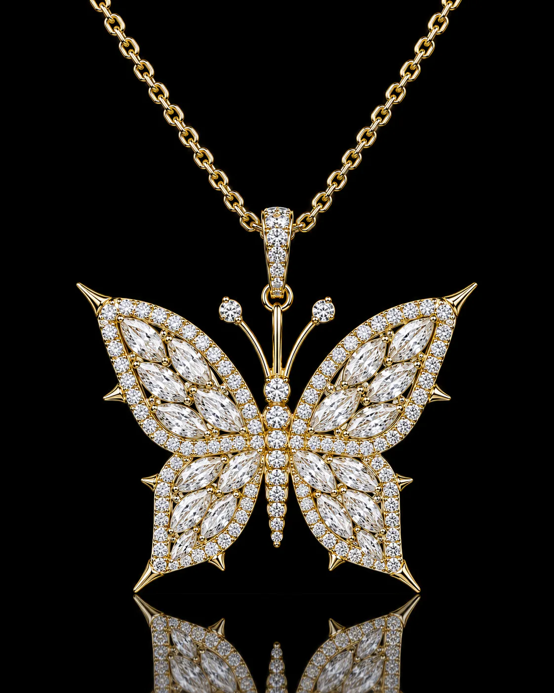THORN Butterfly - Yellow Gold