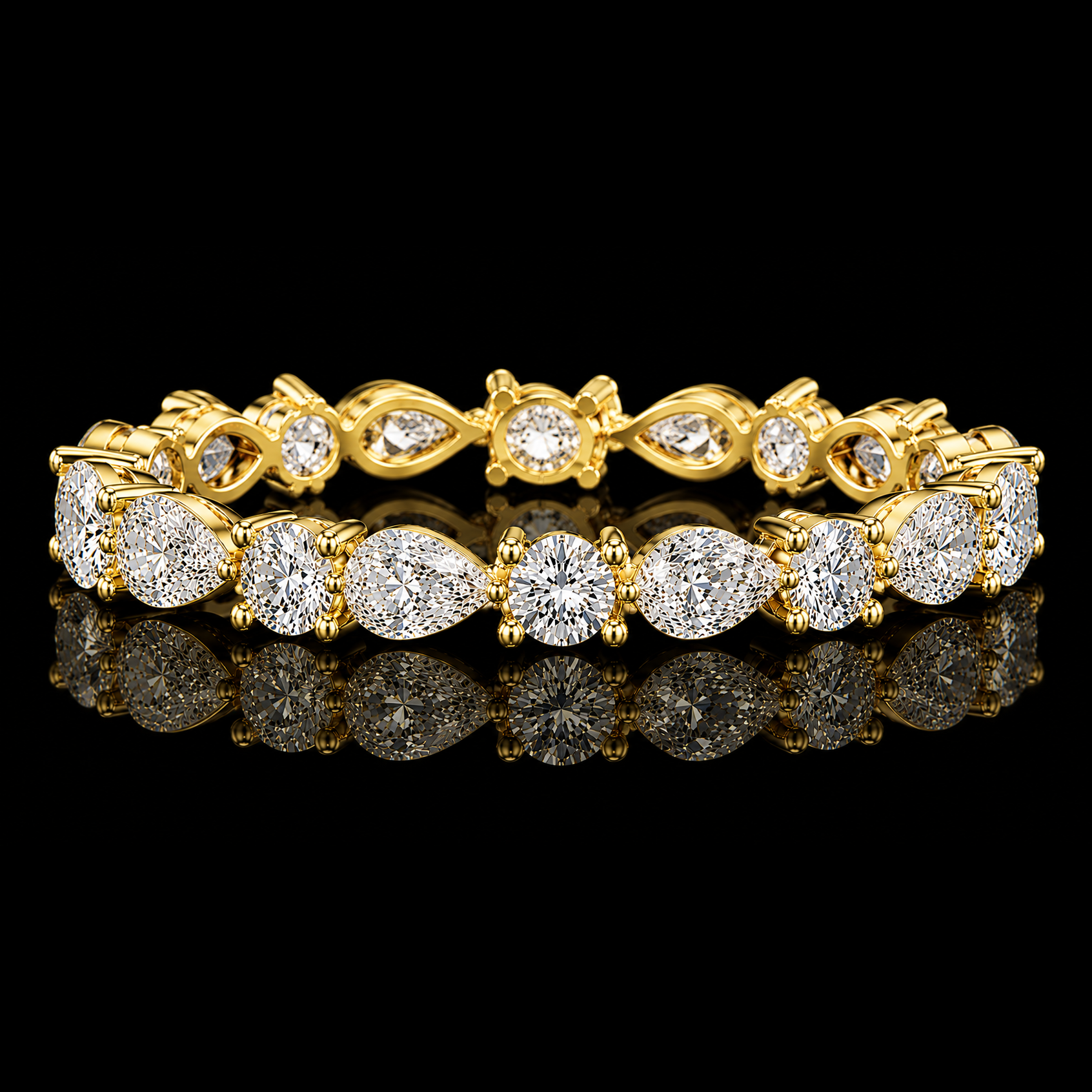 Twin Flame - Yellow Gold